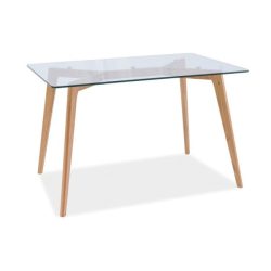 Konferenčný stolík Oslo L1 120 cm / Sklo Dub