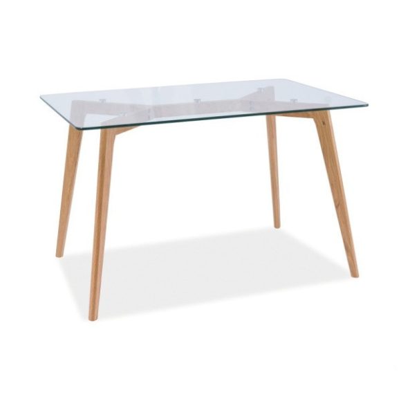 Konferenčný stolík Oslo L1 120 cm / Sklo Dub