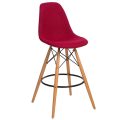 Barová stolička P016W Duo / Vínová – Sivá