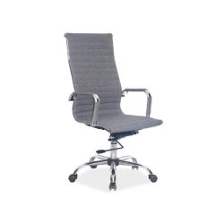 Otočná stolička Q-040 Textil / Sivá