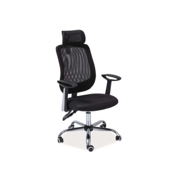 Kancelárska stolička Q-118 / Čierna