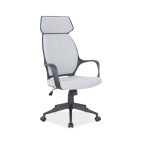 Otočná stolička Q-188 Čierna / Sivá