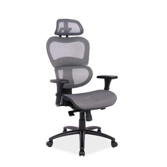 Otočná stolička Q-488 / Sivá