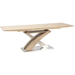 Jedálenský stôl Remus 120 cm Orech / Matná čierna
