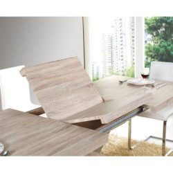 Jedálenský stôl Remus 120 cm Orech / Matná čierna