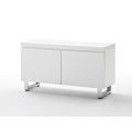 Komoda Sommer 53 x 82 x 38 cm Vysoký lesk Biela