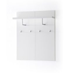 Vešiakový panel Sommer 51 x 121 x 25 cm Vysoký lesk Biela