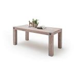   Jedálenský stôl z dubového dreva LEEDS 180 cm / Bielený dub