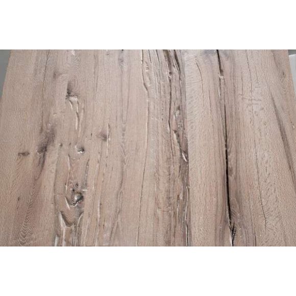 Jedálenský stôl z dubového dreva LEEDS 180 cm / Bielený dub