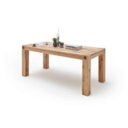   Jedálenský stôl z dubového dreva LEEDS 180 cm / Divoký dub