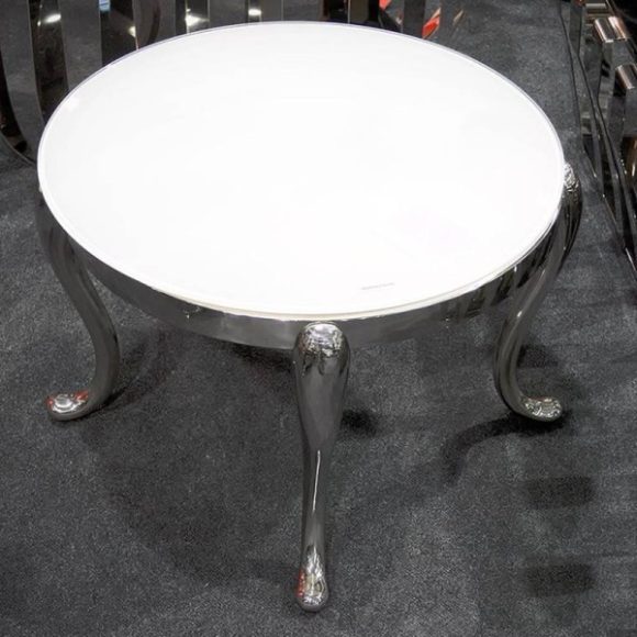 Konferenčný stolík T783-1 Lazur 60 cm / Biela