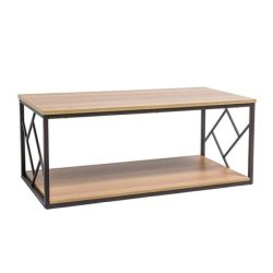 Odkladací stolík Tom 40 cm Dub / Čierna