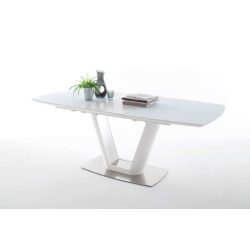 Rozkladací jedálenský stôl Vanita 160 – 210 cm Biela