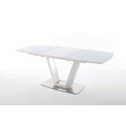 Rozkladací jedálenský stôl Vanita 160 – 210 cm Biela