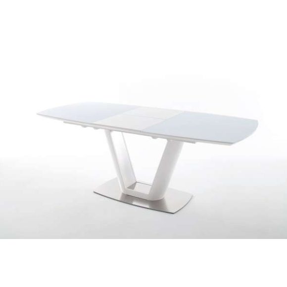 Rozkladací jedálenský stôl Vanita 160 – 210 cm Biela