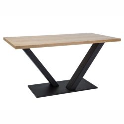 Jedálenský stôl z dubového dreva Vector 150 cm