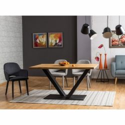 Jedálenský stôl z dubového dreva Vector 150 cm