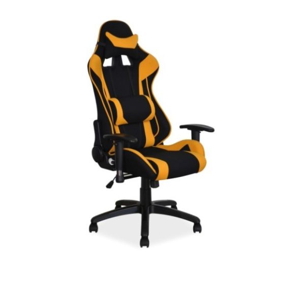 Otočná stolička Viper Čierna / Žltá