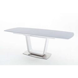   Rozkladací jedálenský stôl Xander 180 – 230 cm Biela / Sivá