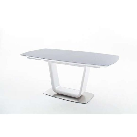 Rozkladací jedálenský stôl Xander 180 – 230 cm Biela / Sivá