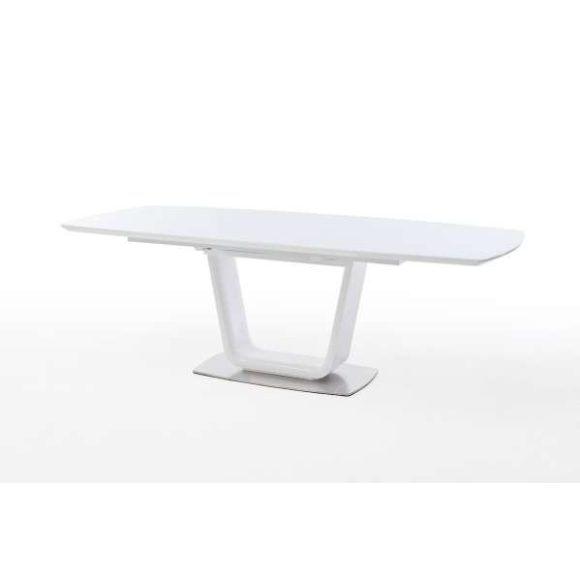 Rozkladací jedálenský stôl Xander 180 – 230 cm Biela / Sivá